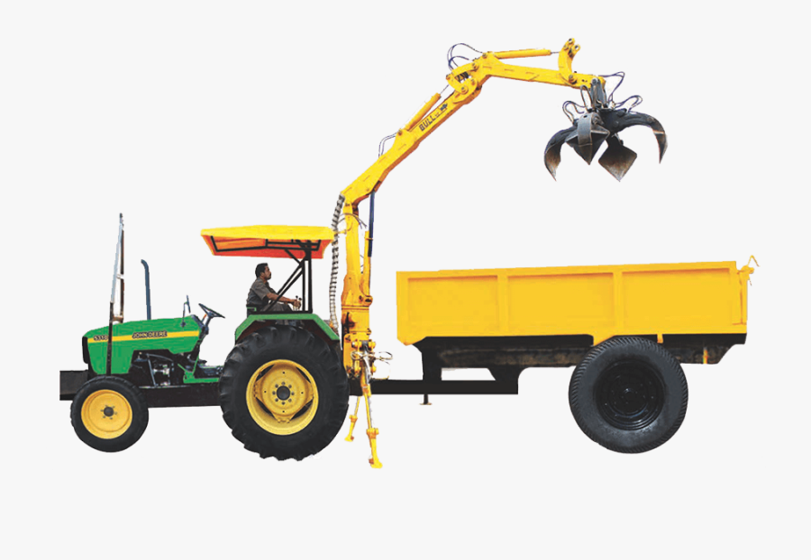 Tractor Trailer Png - Tractor With Trailer Png, Transparent Clipart