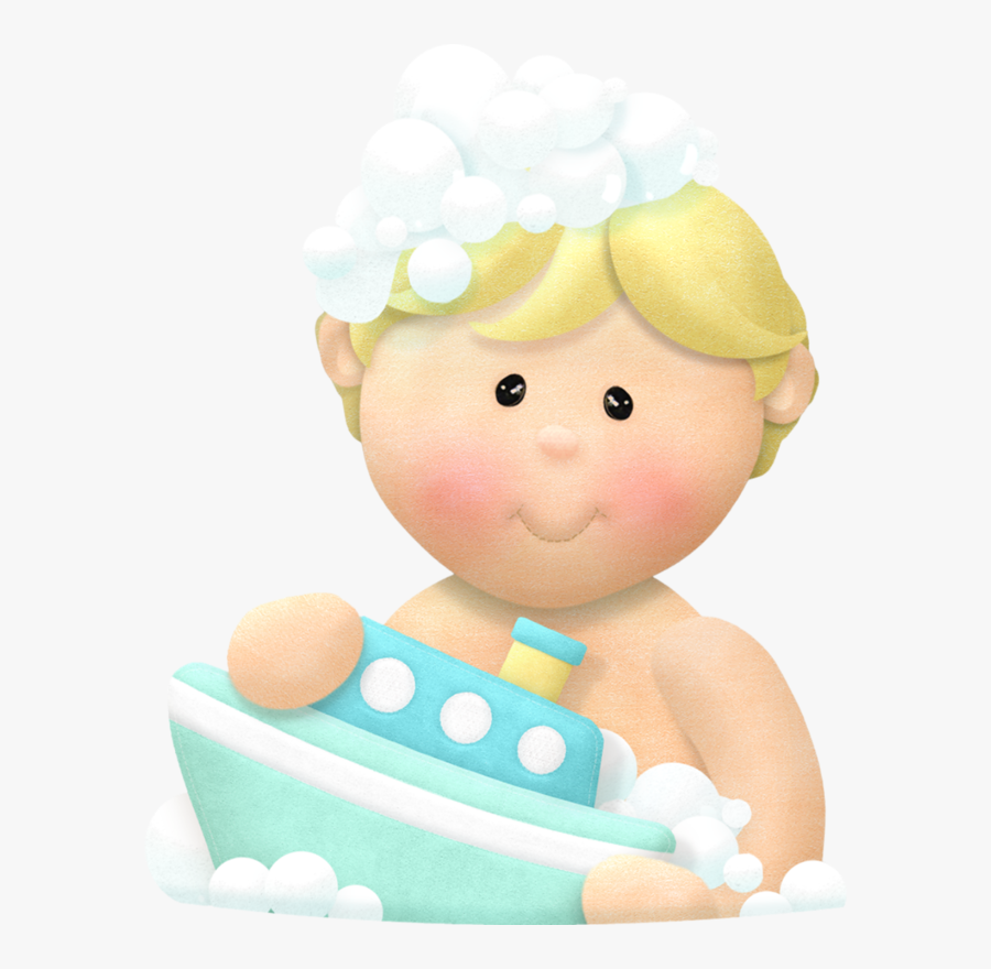 Bañera Animada Con Un Niño, Transparent Clipart