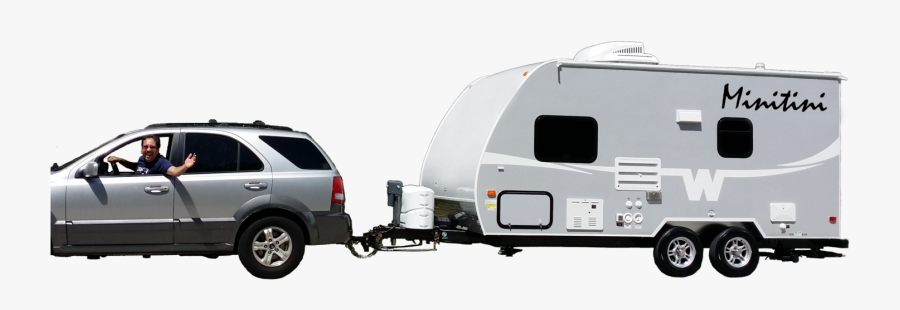 Cropped Minitini Cutout Signature - Travel Trailer, Transparent Clipart