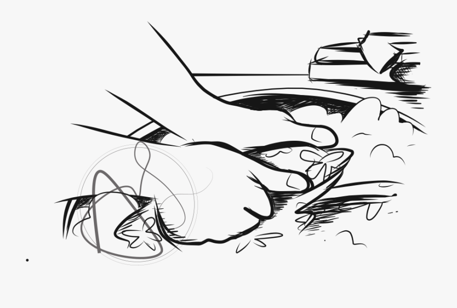 Mop Clipart Sketch - Water Security Drawing, Transparent Clipart