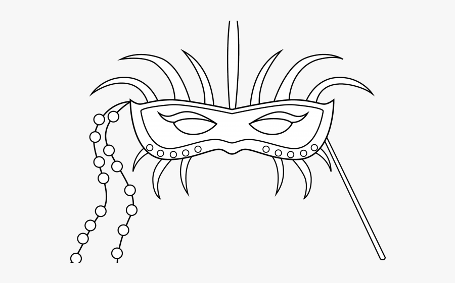 Farsangi Színező, Transparent Clipart