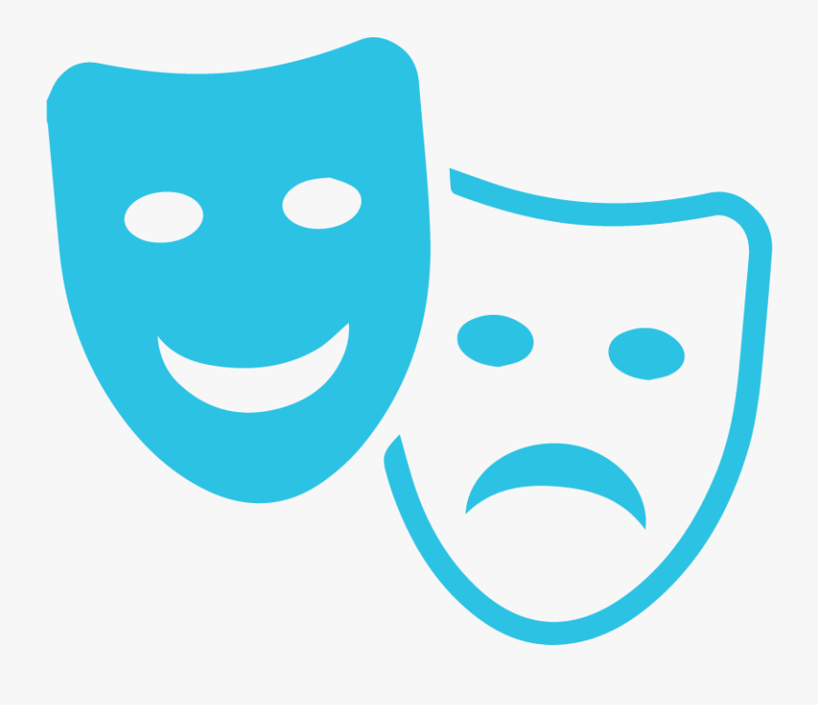 Acting Masks Clipart , Png Download - Entertainment Clip Art Png, Transparent Clipart