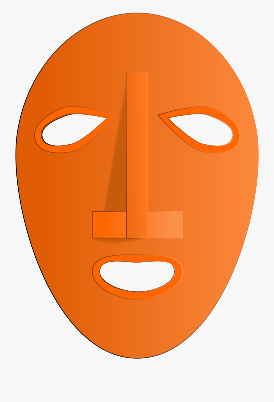 Head,mask,face - Mask, Transparent Clipart