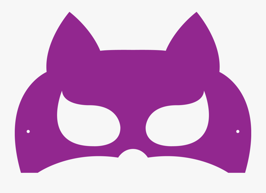 Masks Clipart Incredibles - Cat Woman Printable Mask, Transparent Clipart