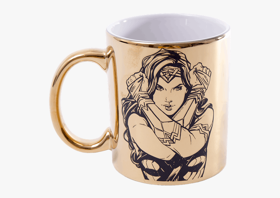 Transparent Wonder Woman Shield Png - Mug, Transparent Clipart
