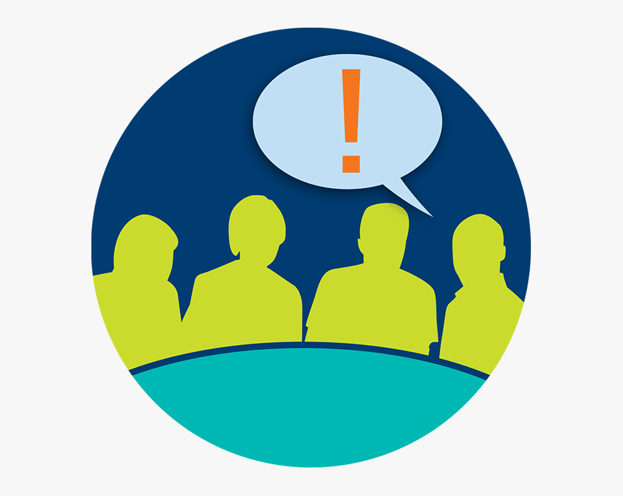 Four Players Sit At A Poker Table - Circle, Transparent Clipart