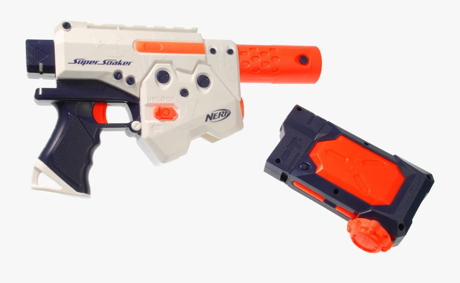 Nerf N-strike Elite Super Soaker Toy Water Gun - Nerf Na Wode Na Baterie, Transparent Clipart
