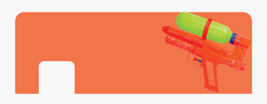 Water Gun , Png Download - Colorfulness, Transparent Clipart