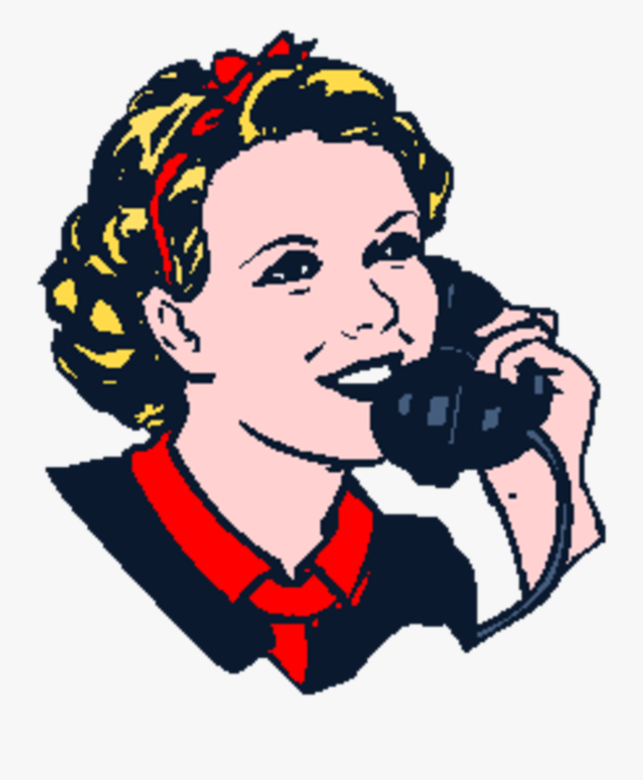 People Talking On Phone Png Clipart , Png Download - Speaking On The Phone Cartoon, Transparent Clipart