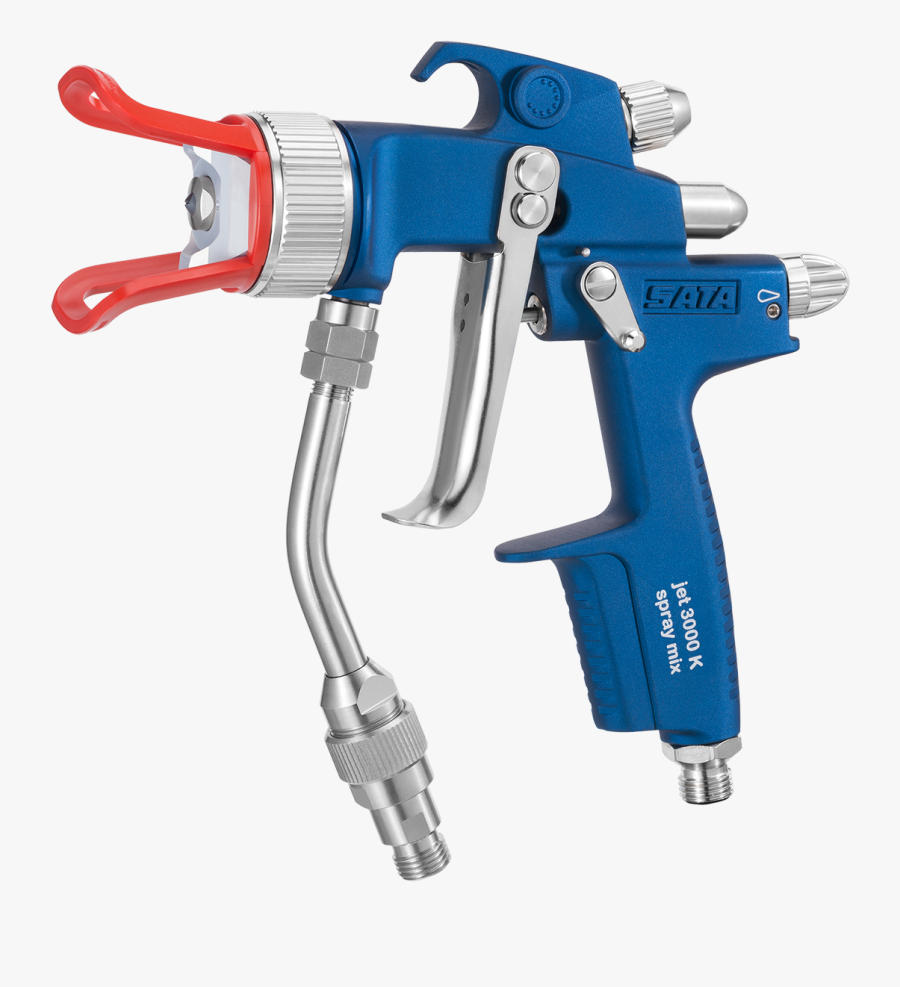 Clip Art Gun Spray Paint - Satajet 3000 K Spray Mix, Transparent Clipart