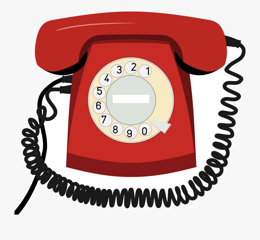 Phone Image Black And White Clipart Of Telephone Set - Telephone Clipart, Transparent Clipart