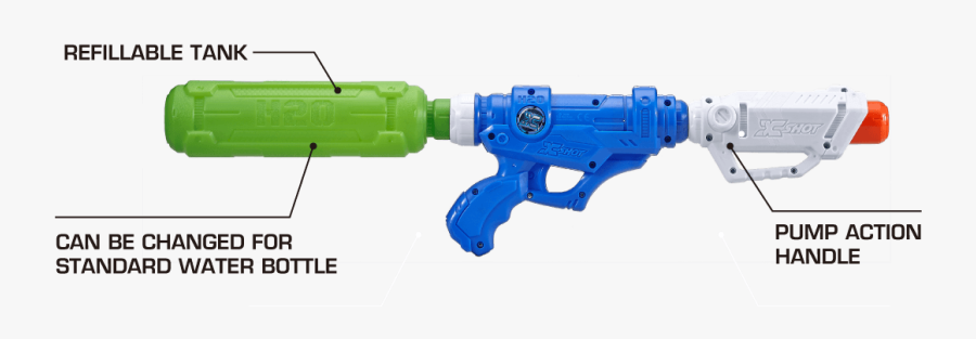 Transparent Water Gun Png - Water Gun, Transparent Clipart