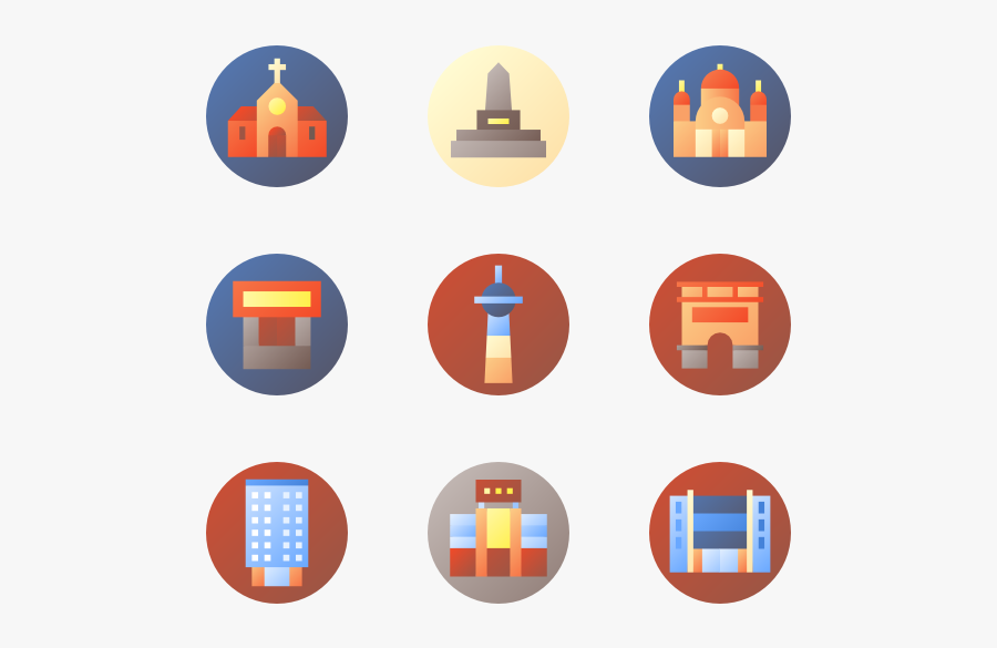 City Elements - Services Icon Png Color, Transparent Clipart
