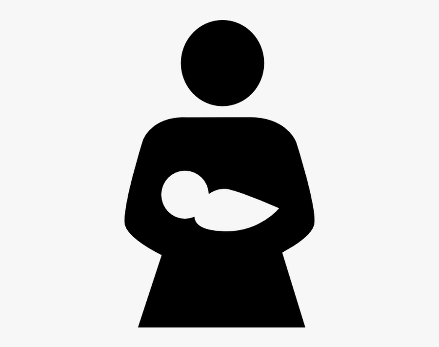 Mother With Baby In Arms Comments - Mother With Baby Icon Png, Transparent Clipart