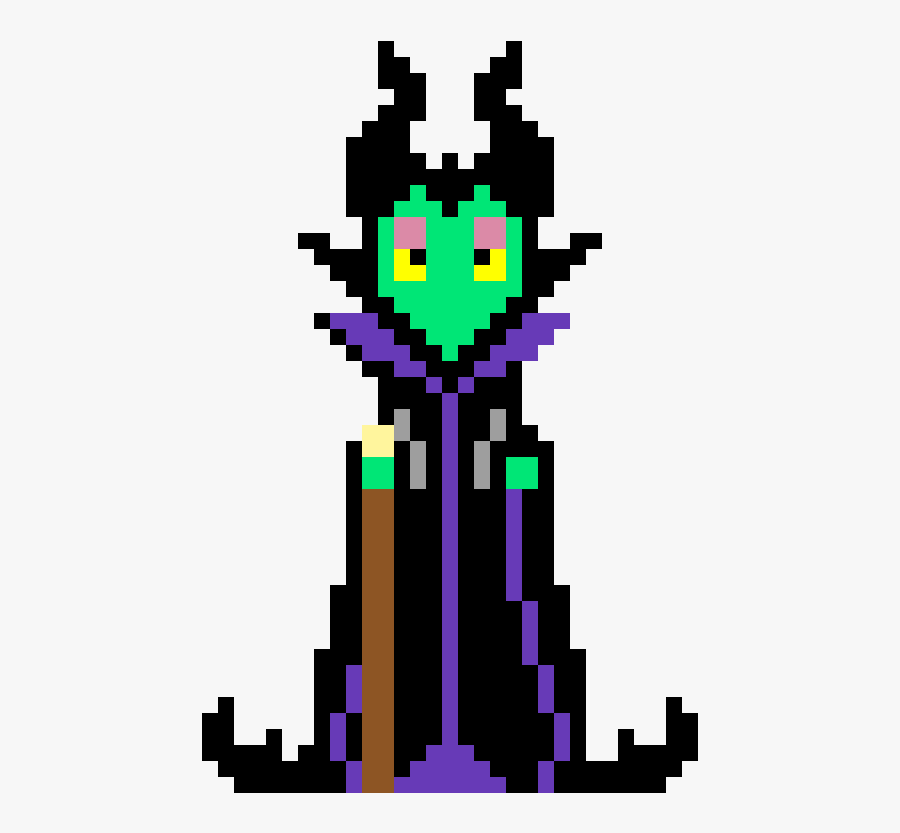 Maleficent Clipart , Png Download - Maleficent Perler Bead Pattern, Transparent Clipart