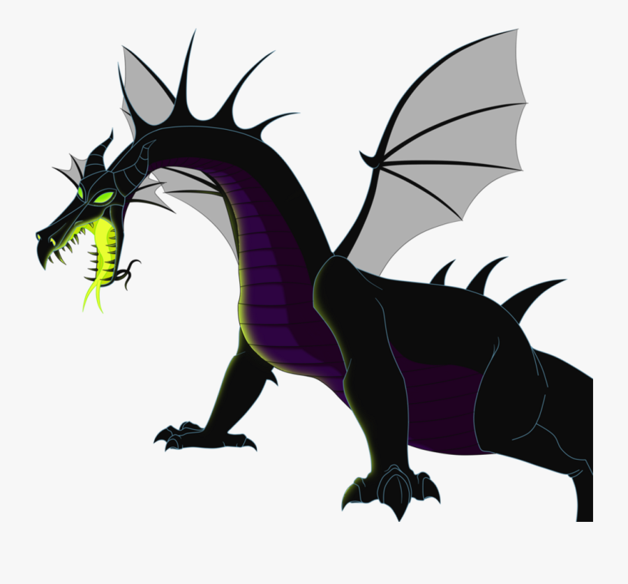 Maleficent Disney Sleepingbeauty Freetoedit - Dragon Clipart, Transparent Clipart