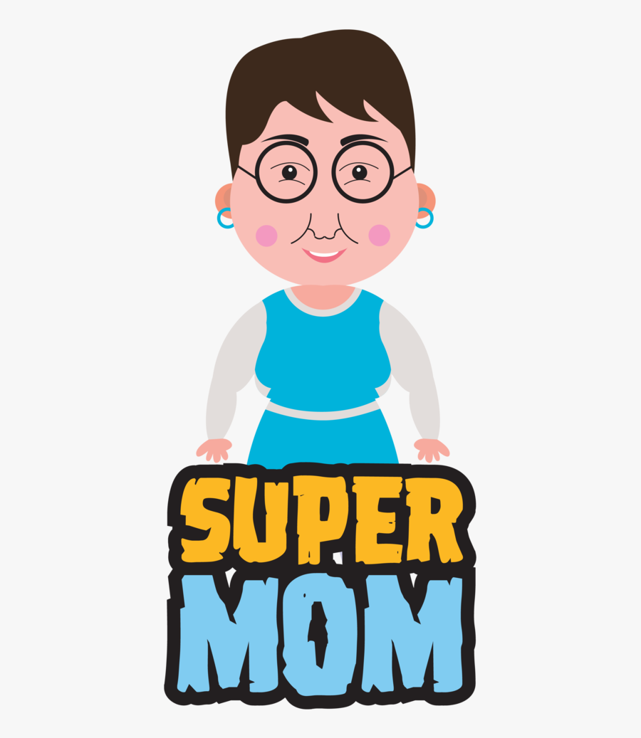 Super Mom Men"s Printed Vest, Transparent Clipart