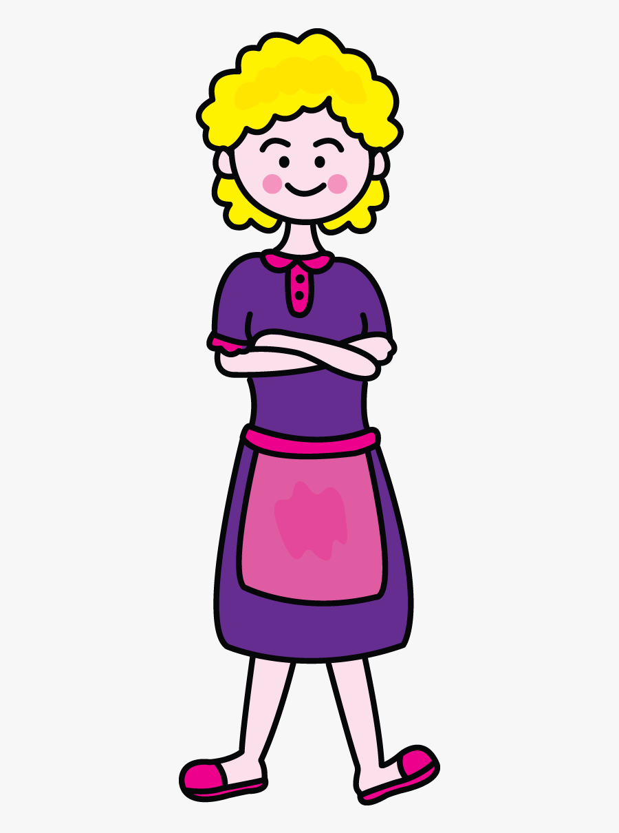 Mother Cartoon Drawing - Drawing Of A Mom, Transparent Clipart