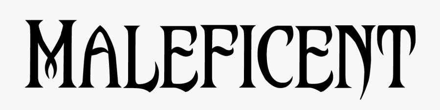 Clip Art Download Famous Fonts Malefic - Maleficent Font, Transparent Clipart