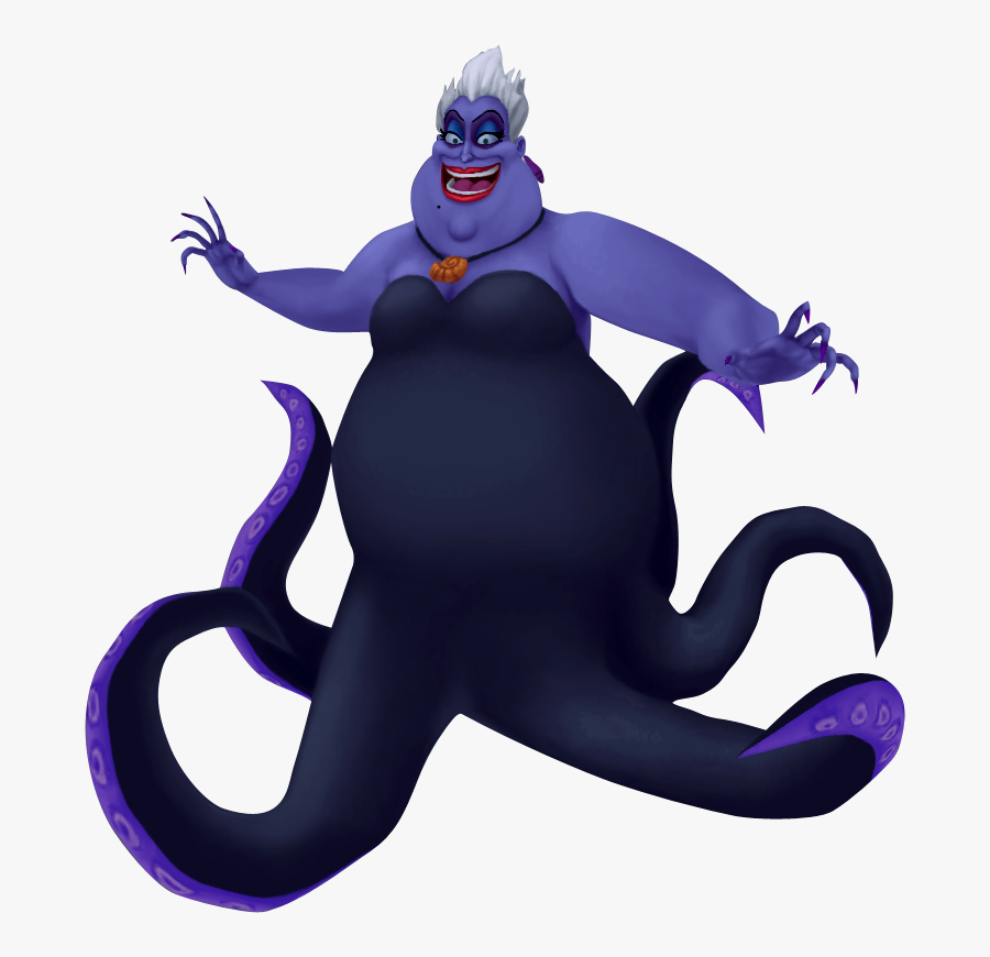 Ye Olde Kingdom Hearts Fansite - My Little Mermaid Bad Guy, Transparent Clipart