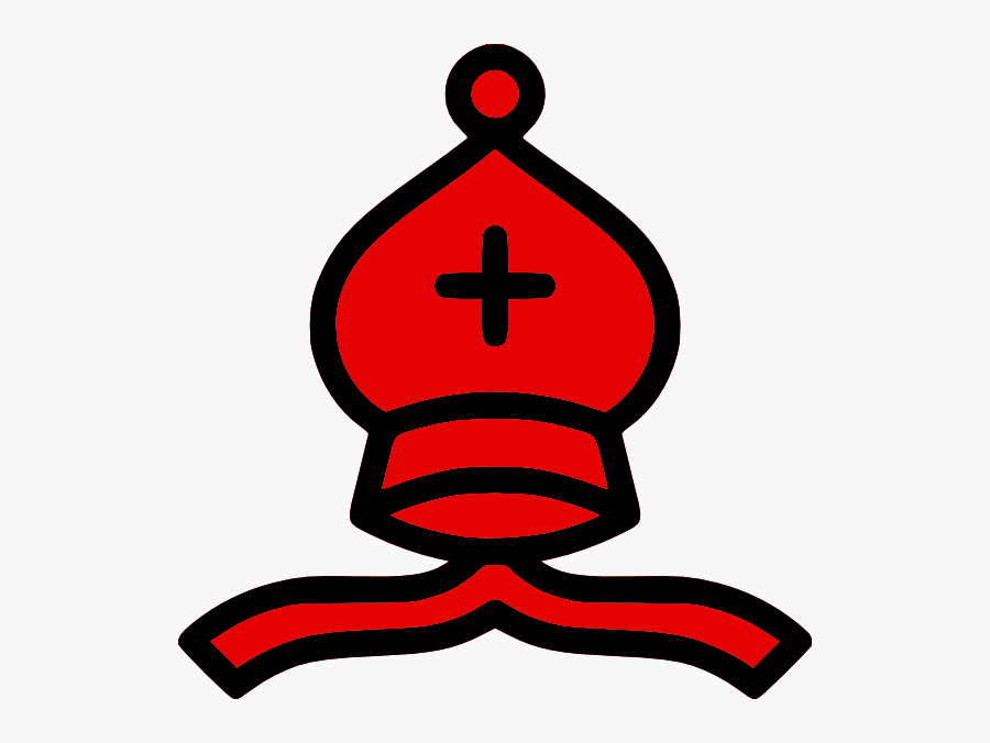 Maleficent King Of The - Chess Bishop Png Red, Transparent Clipart