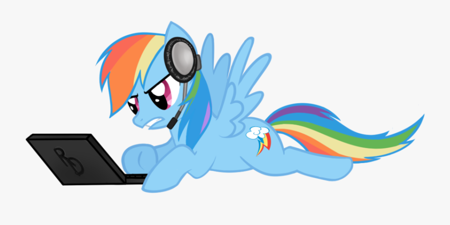 Rainbow Dash Sunglasses Wallpaper Download - Rainbow Dash Gaming, Transparent Clipart