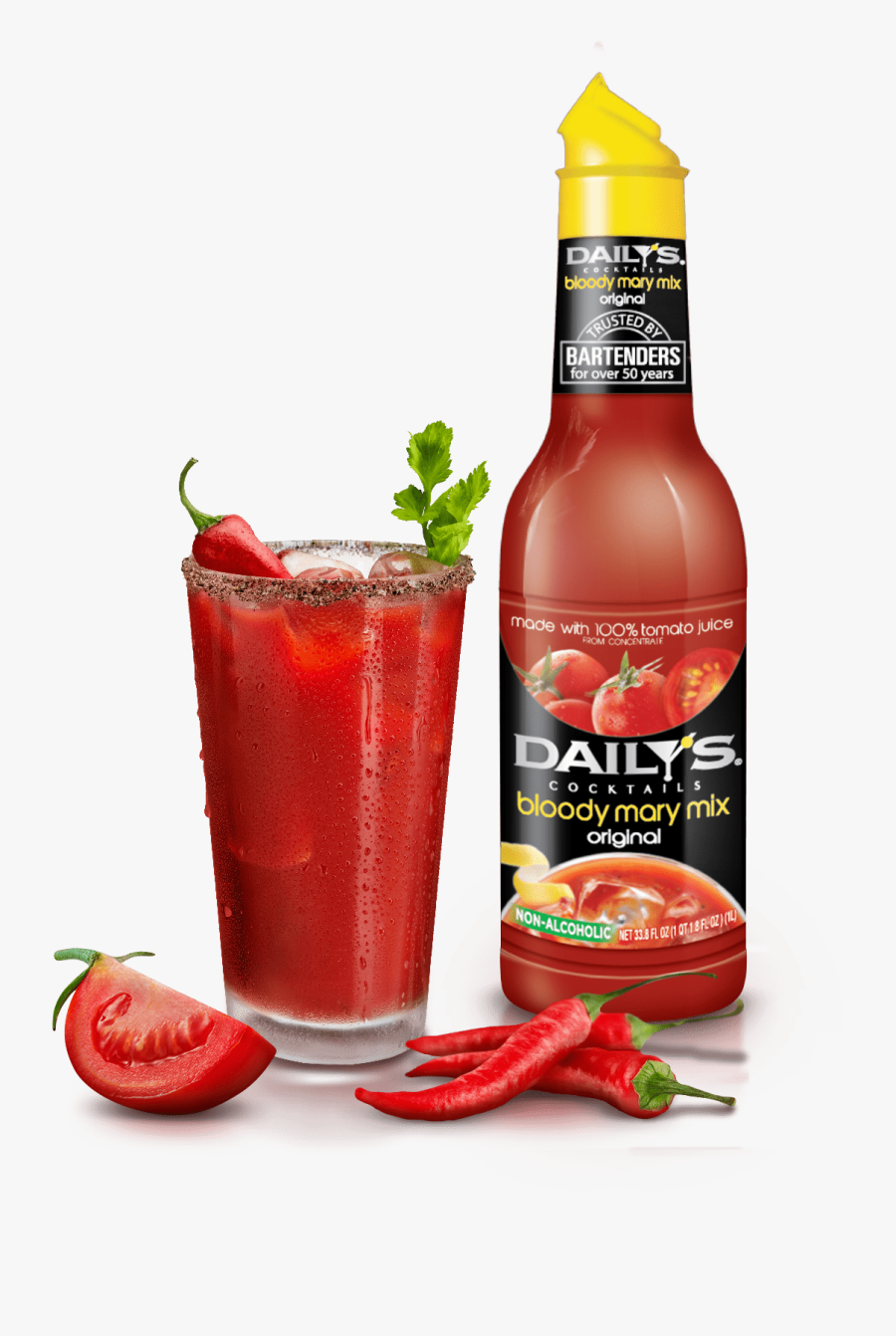 Clip Art Pictures Of Bloody Mary - Daily's Bloody Mary Mix Original, Transparent Clipart