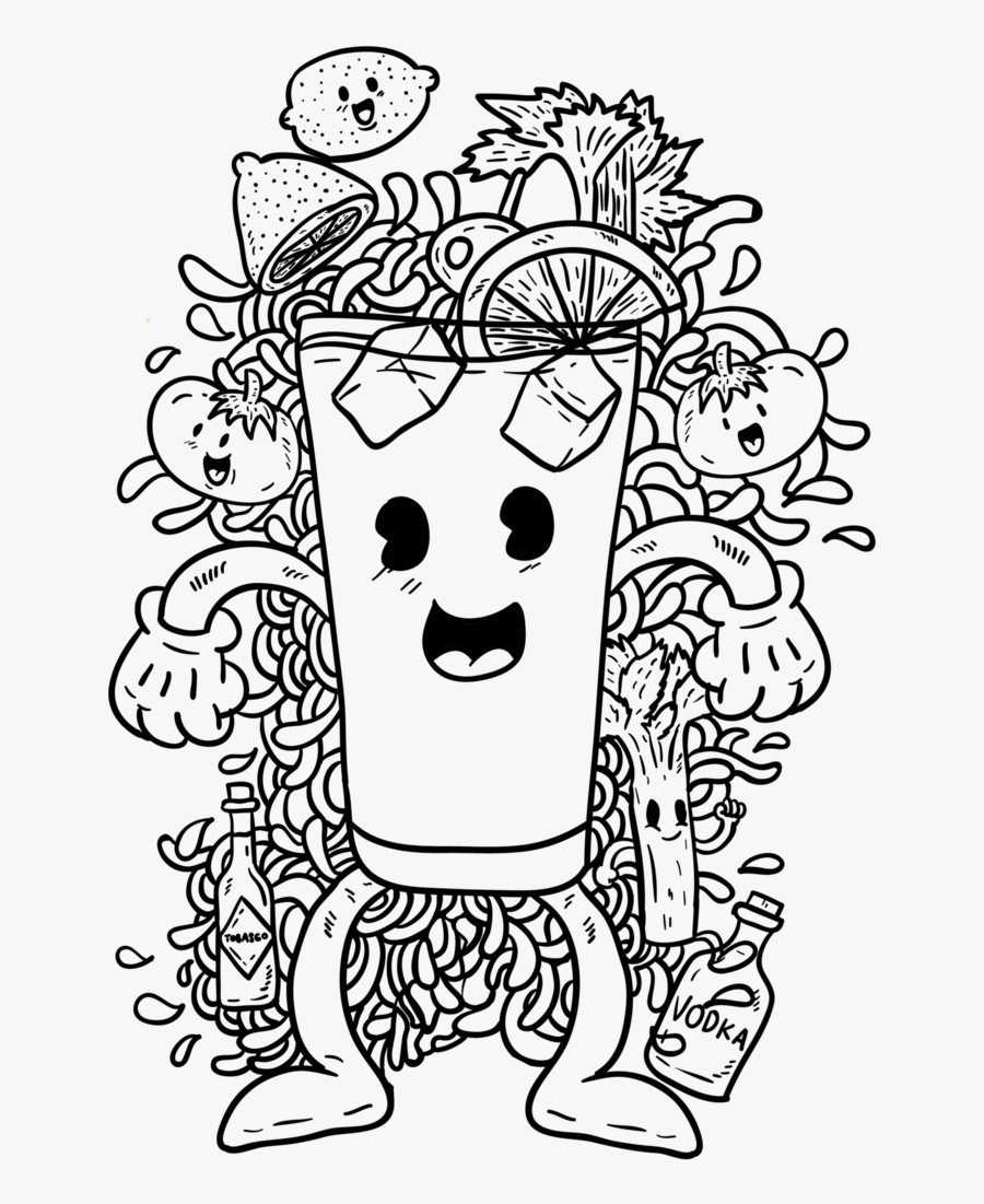 Bloody Mary Woman Png - Cartoon, Transparent Clipart