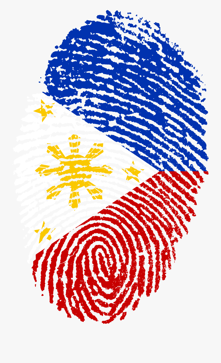 Fingerprint Philippines, Transparent Clipart
