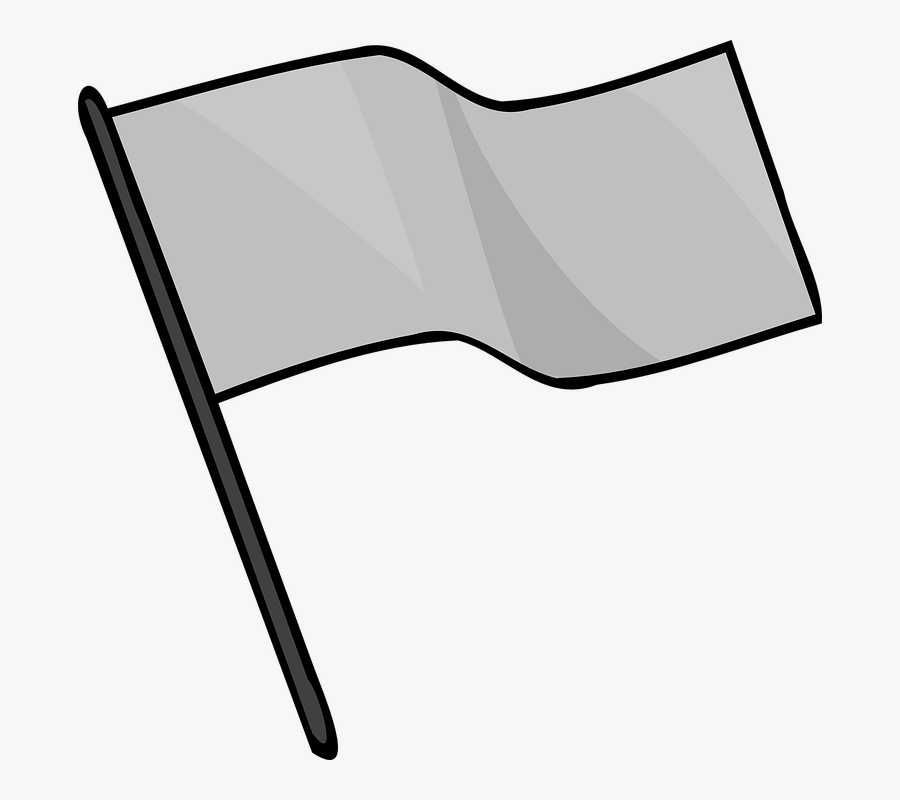 Gray, Flag, Capture, Signal, Sport, Game - Capture The Flag Png, Transparent Clipart