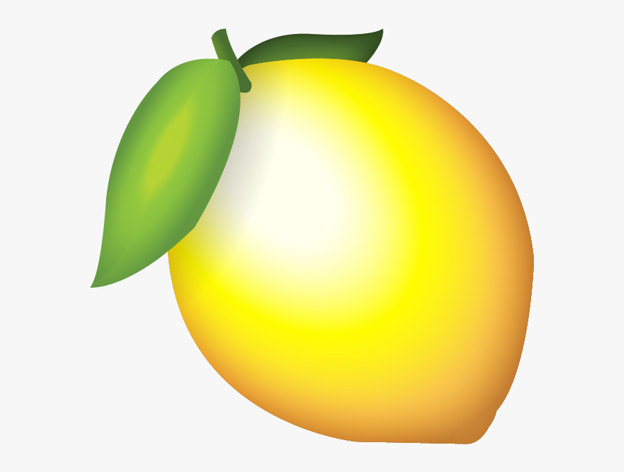 Transparent Bowling Ball Clip Art - Lemon Transparent Emoji, Transparent Clipart