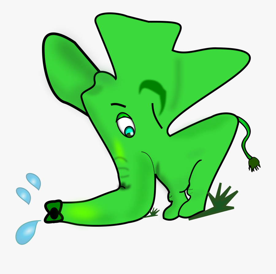 Flower Green Clipart Vector Clip Art Free Design - Binatang Abstrak, Transparent Clipart