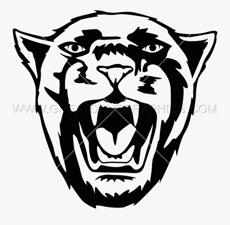 Transparent Roaring Lion Clipart Black And White - Illustration, Transparent Clipart