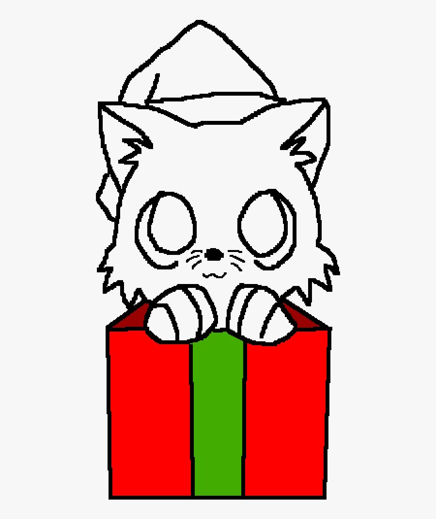 Christmas Cat Base, Transparent Clipart