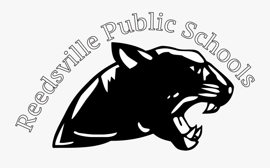Panther Clipart Swimming - Reedsville High School Logo, Transparent Clipart