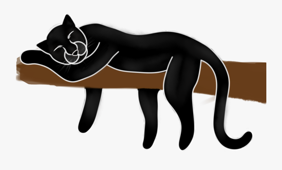 Panther Sleeping Concept - Black Panther Clipart Sleep, Transparent Clipart