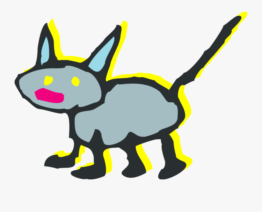 Cartoon Cat 03 Clipart, Vector Clip Art Online, Royalty - Clip Art, Transparent Clipart