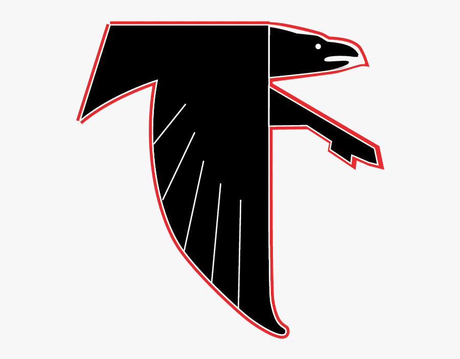 Atlanta Falcons Logo Nfl Clip Art Transparent Png - Atlanta Falcons Throwback Logo, Transparent Clipart
