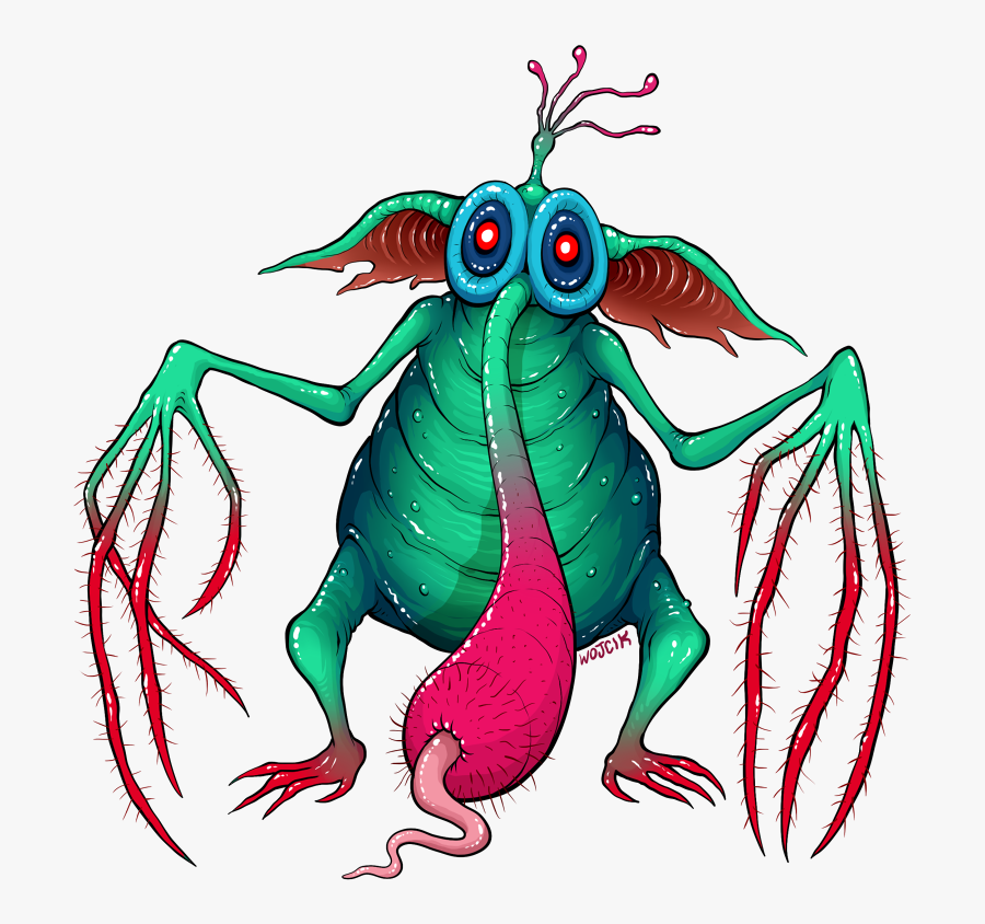 Eyepicker Was One Of The First Mortasheen Monsters - Cartoon, Transparent Clipart