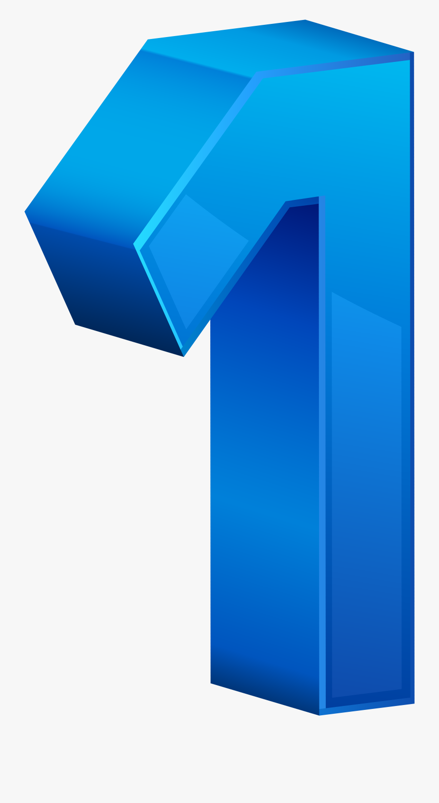 Number Transparent Png Clip - Numeros Color Celeste, Transparent Clipart