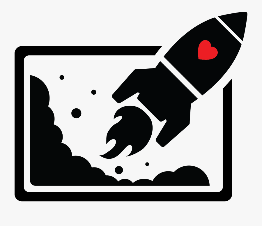 Start Project Icon - Transparent Background Rocket Launch Icon, Transparent Clipart