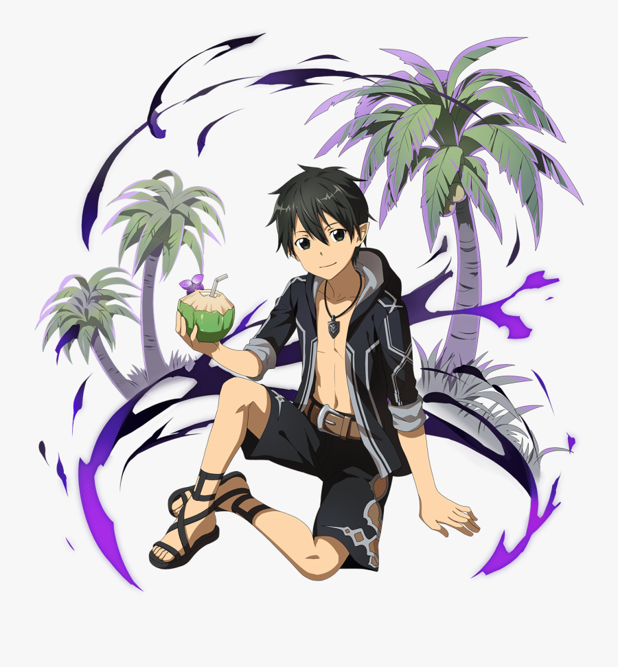 Manga Boy Clipart Kirito - Sao Memory Defrag Art Kirito, Transparent Clipart