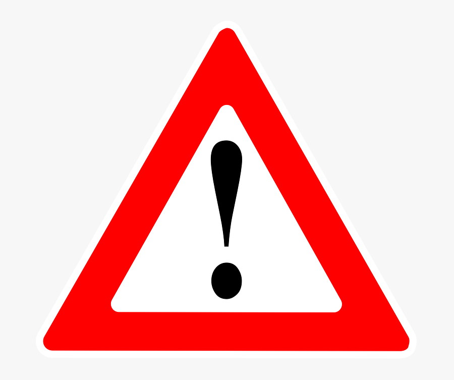Risk Clipart - Warning Sign Icon Png, Transparent Clipart