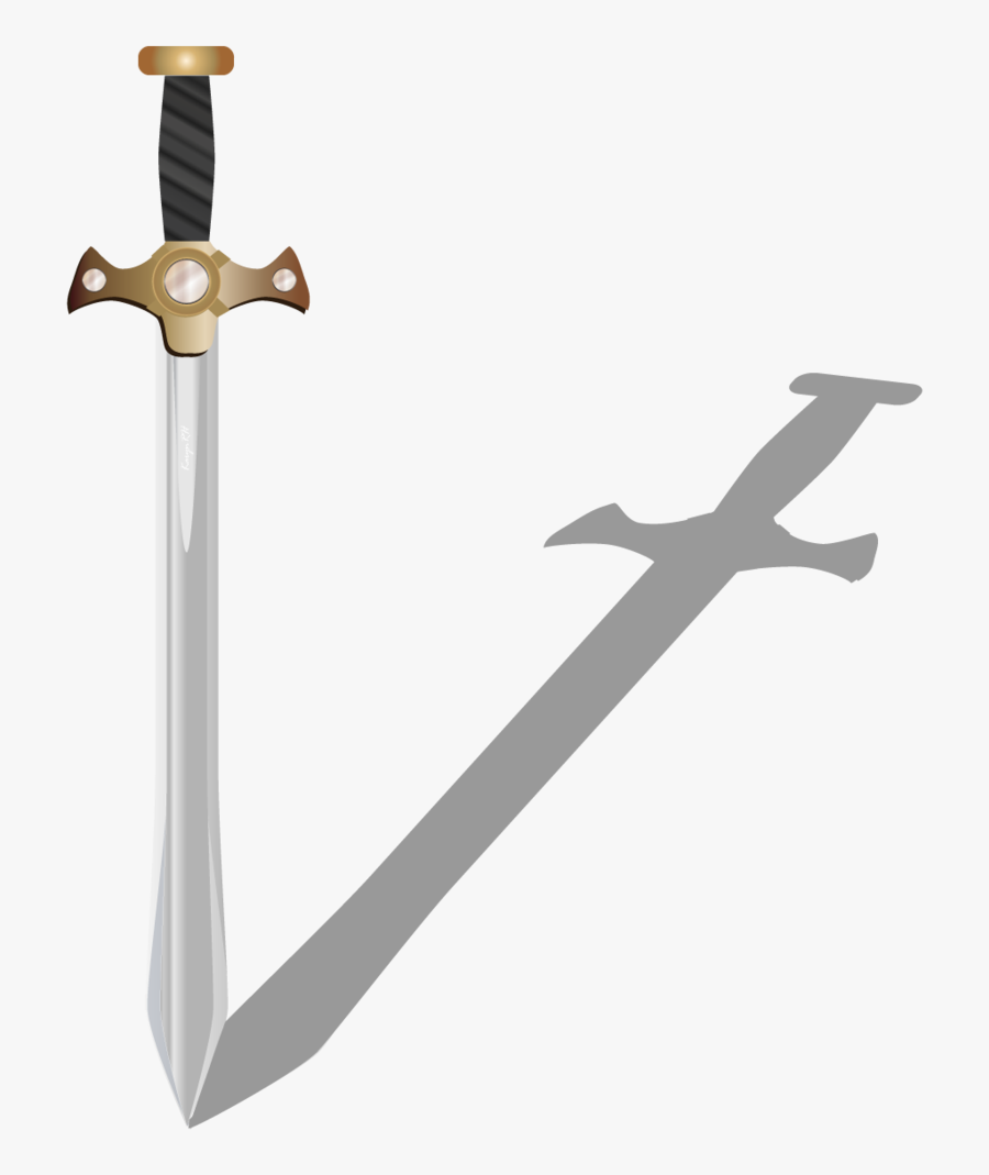 Transparent Broadsword Clipart - Png Swords Vector, Transparent Clipart