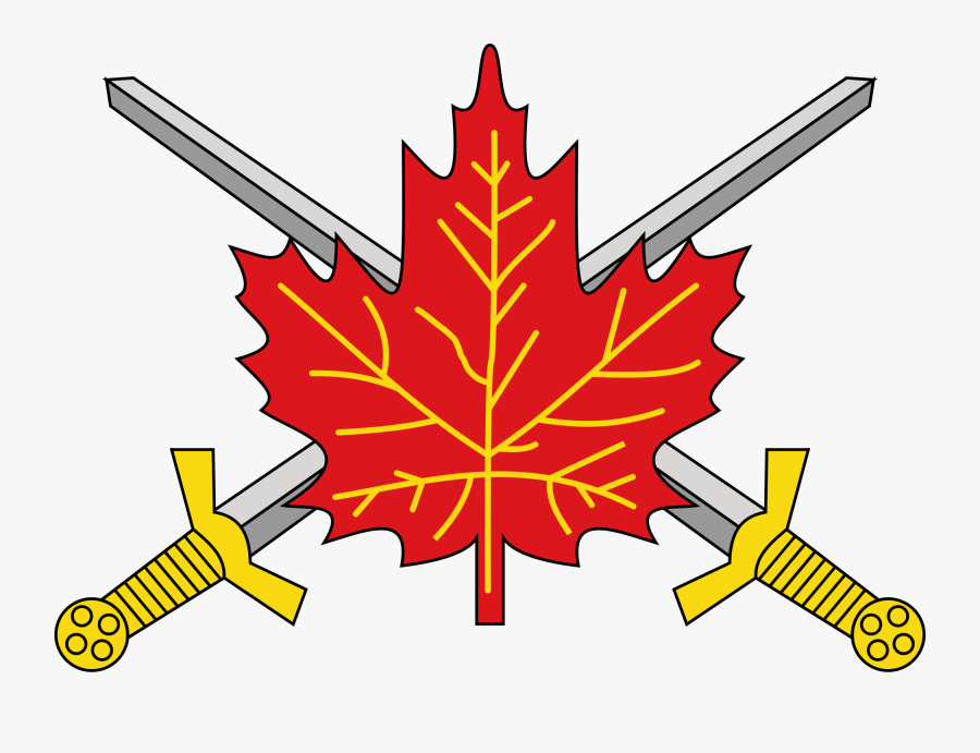 File Canadian Army Badge - Canadian Army Flag, Transparent Clipart