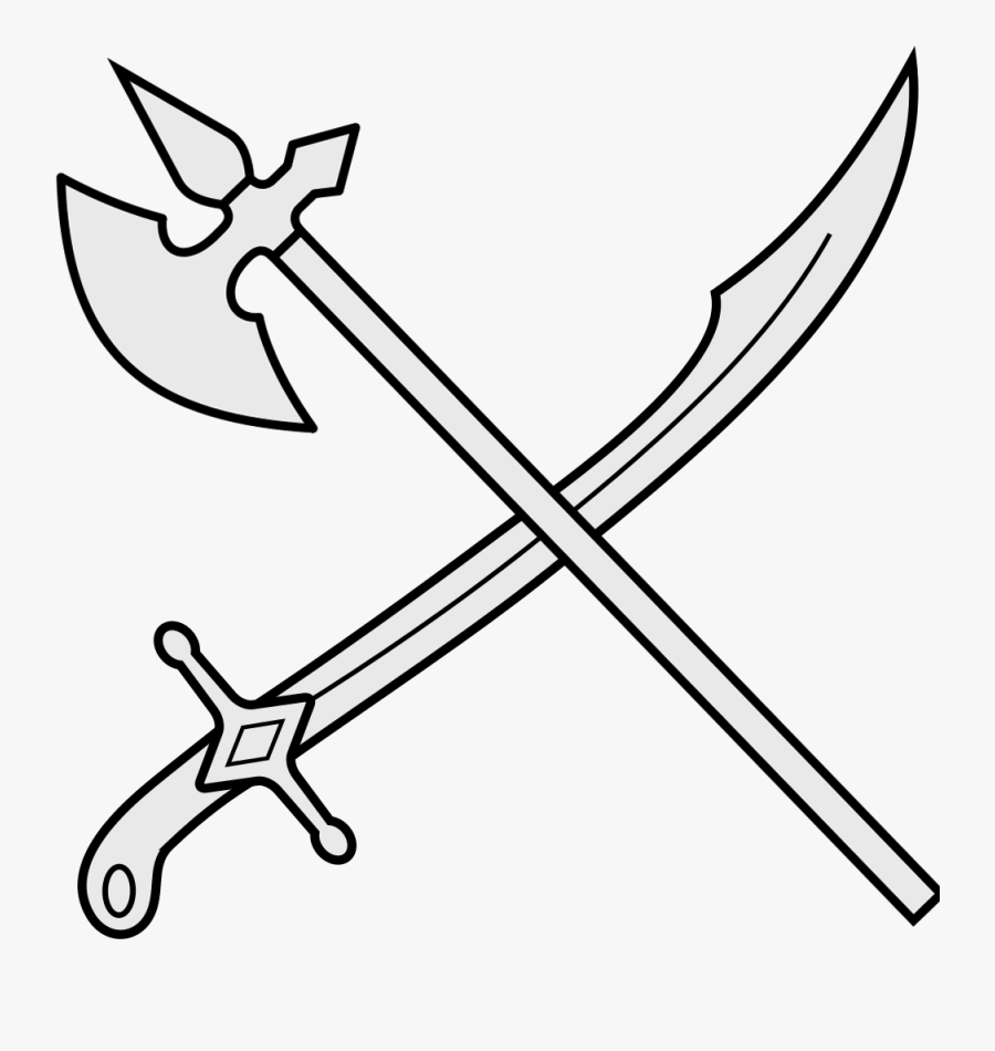 At Getdrawings Com Free - Sword And Axe Png, Transparent Clipart