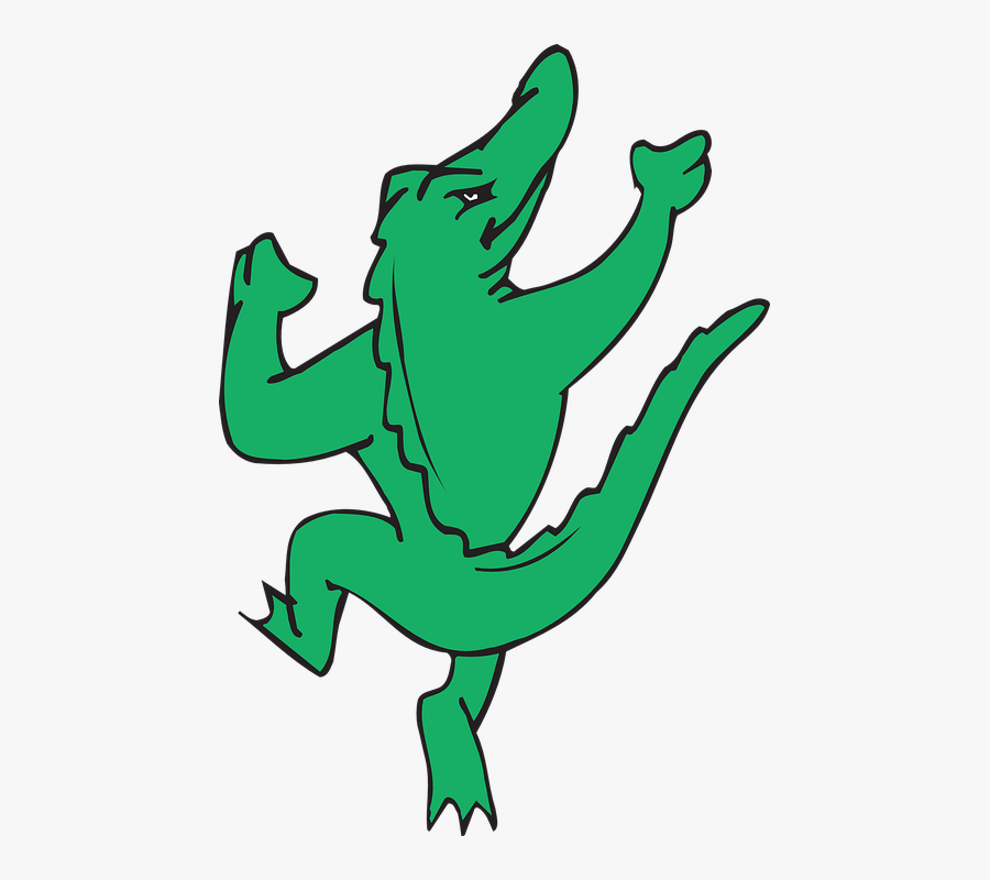 Happy Dance Graphic - Alligator Cartoon Gif Png, Transparent Clipart