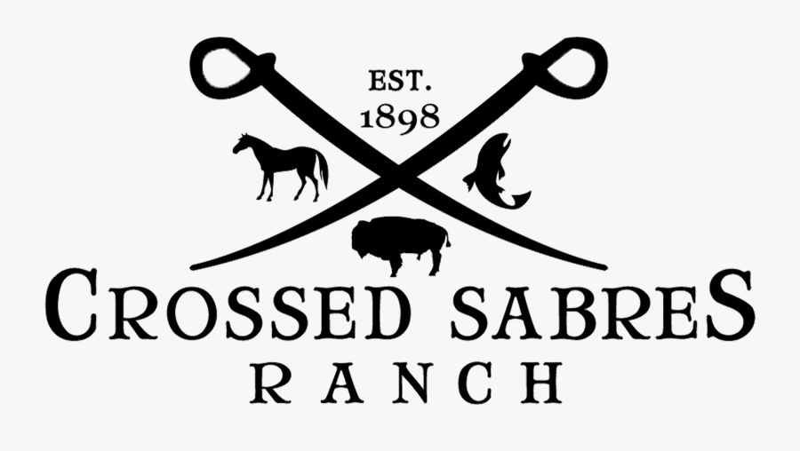 Crossed Sabres Ranch, Transparent Clipart