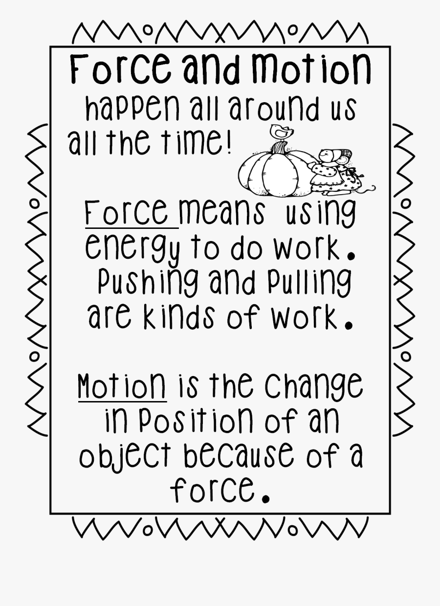 Force And Motion Clipart - Force And Motion Meaning, Transparent Clipart