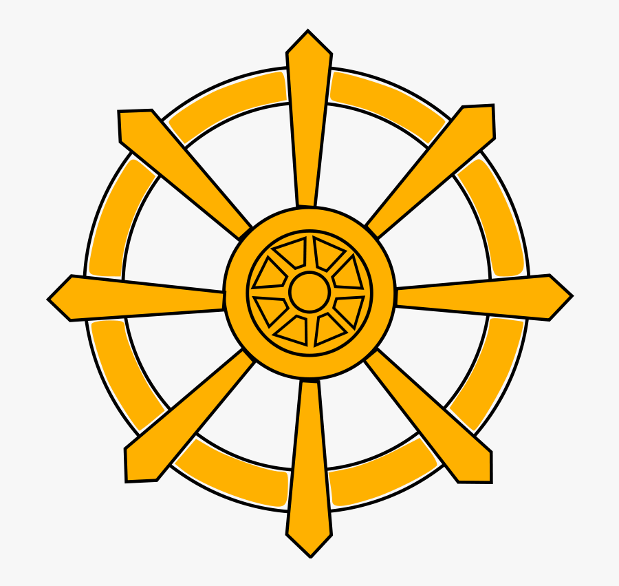 Symmetry,area,symbol - Dharma Chakra Sri Lanka, Transparent Clipart